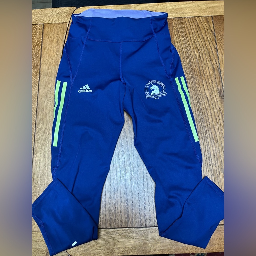 Adidas Boston Marathon 2022 leggings tights NWT